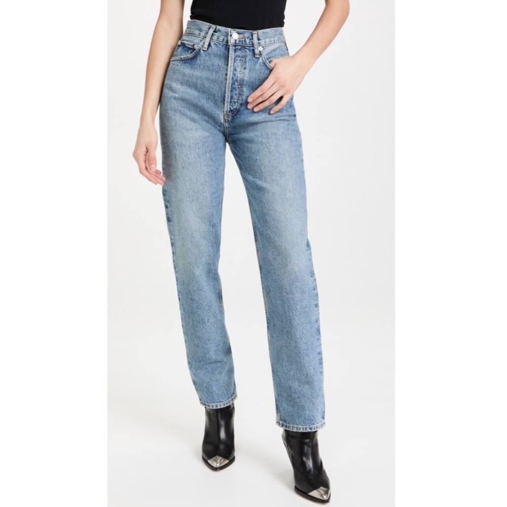 AGOLDE 90s Pinch Waist High Rise Straight Jeans